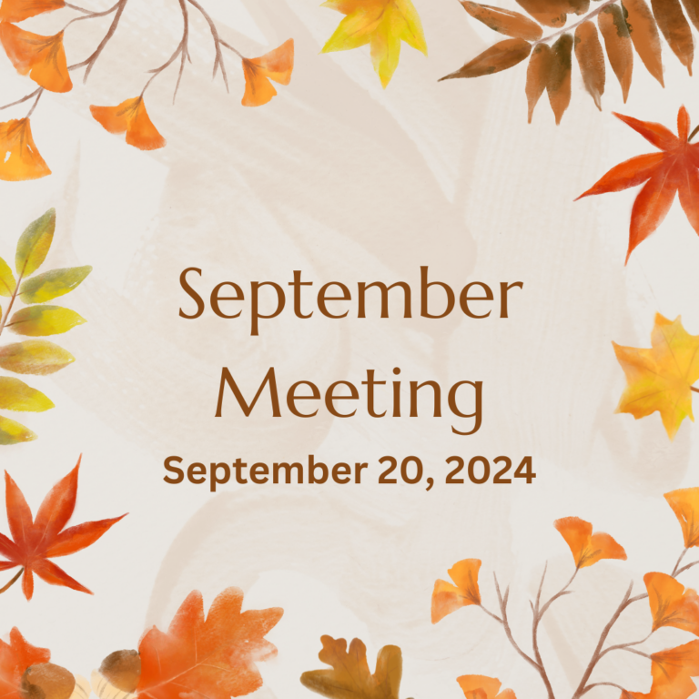 Sept. 20th meeting